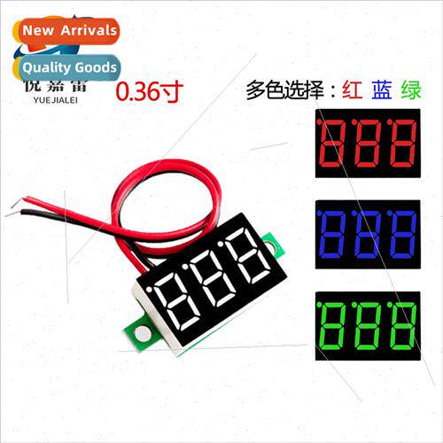 Two-wire voltmeter 0.36 inch DC4.5V30V DC voltmeter head Mot