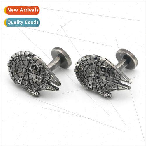 anime series jewelry Star Wars spaceship cufflinks hero cuff