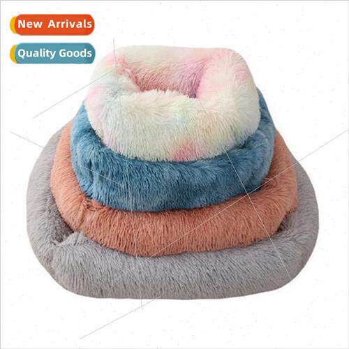Plush square pet kennel large small dogs fall winter sleepin