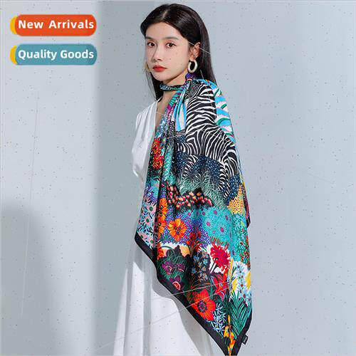 23 new simulation silk scarf female Japan sweet wind fashion