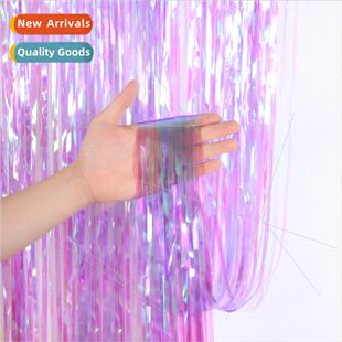 Holiday Photo Decoration Party Curtain Rain Candy