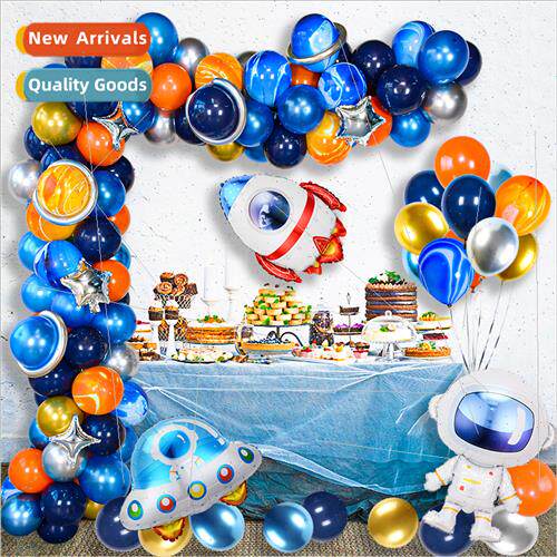 New Outer Space Astronaut Balloon Set Boys Birthday Theme Pa