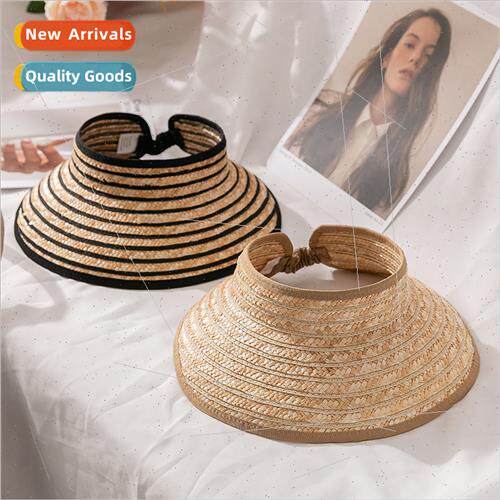 Korea  striped straw men women summer straw hat cool hat sun