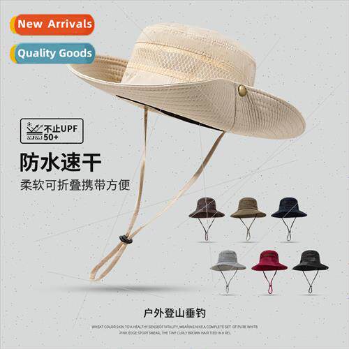 New sun hat men summer outdoor sunscreen mask fishing sun ha