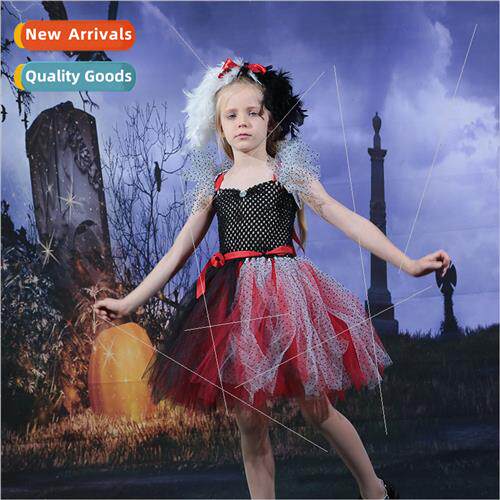 Childrens Halloween Black and Whe Wch Kuila cosplay costumes