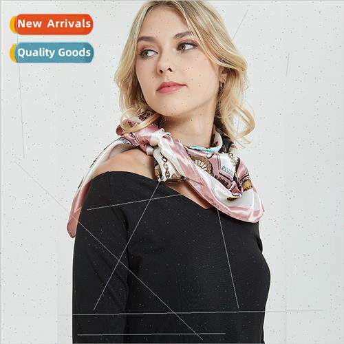 mulation silk scarf women 90cm satin large square scarf 22 n