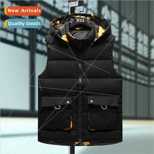 men fall handsome work down vest Korea Functional winter