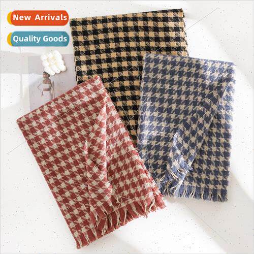 Bird nest tassel scarf Korea high-level sense winter versati