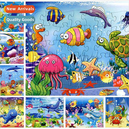Intellectual toys适用children 40pcs ocean underwater world p