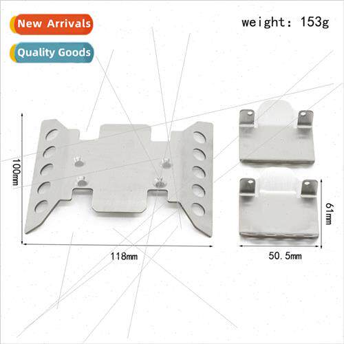 AXIAL 1 6 SCX6 JEEP JLUWRANG LER 4WD STAINLESS STEEL UNDERCA