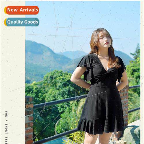 Large size swimsu female obese sister 200 pounds belly-shadi