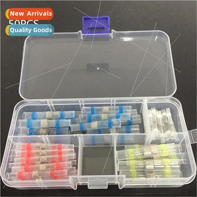 50pcs terminal blocks boxed Heat shrinkable insulated solder