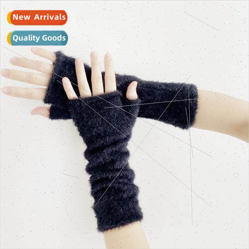 Winter new imation sable warm arm sleeve Korea  solid colour