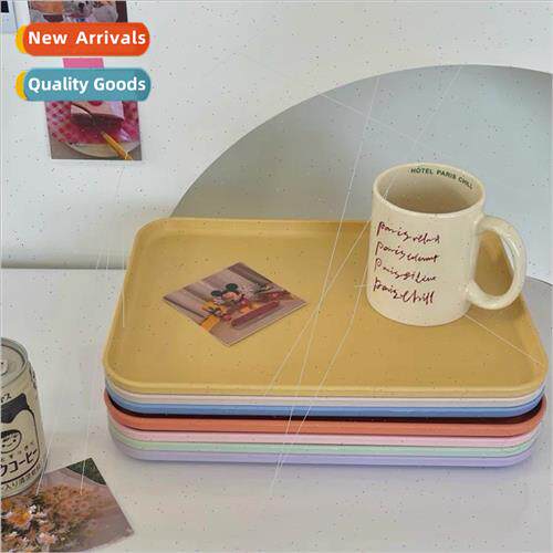 Korea ins wind simple colorful rectangular tray storage plat