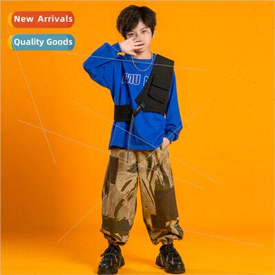 Children Set Dance Su Boys Hip Hop Kids  Clothes Autumn Chil