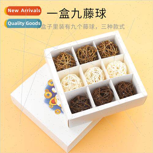 Rattan ball cat toys rattan bell ball cat toys rattan ball h