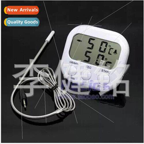 Food Thermometer Timer Alarm Function Spl Extra Long Probe T