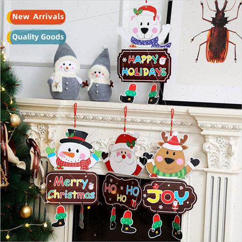 Christmas Paper Hanging wh Legs Christmas Decoration Supplie