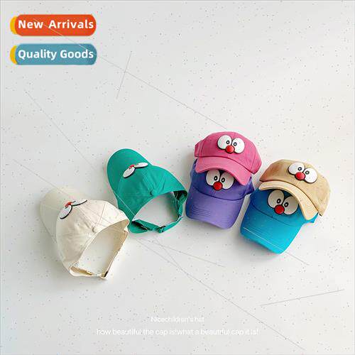 Summer children empty top baseball cap candy color duck tong