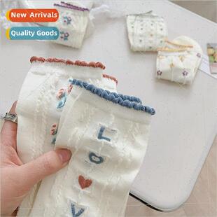 whe flower socks plate spring fresh short summer small