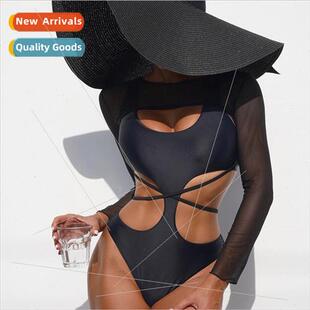 cover bikini New swimsu piece strappy Europ one