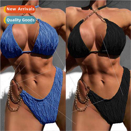 2023 new three-dimensional fabric elastic good sexy bikini E
