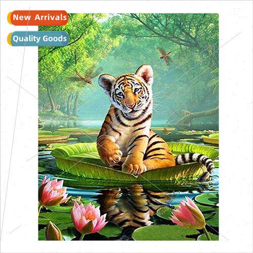 New animal cross stch handmade simple thread embroidery full
