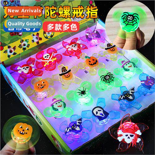 Halloween creative light up ring gyro 2022 new Halloween lig