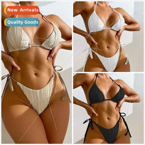 2023 New Europe Swimsu Spl System wh Triangle Sexy Solid Col