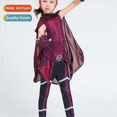 Scarlet Wch Girl Superhero Costume Kids Halloween Role Play