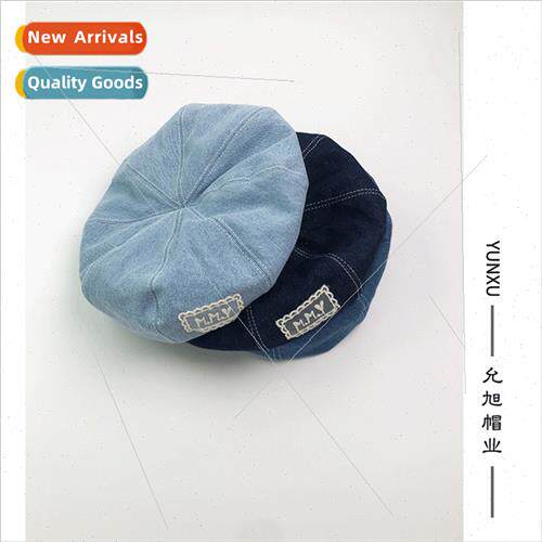 Super fairy temperament lace edge cowboy beret retro female