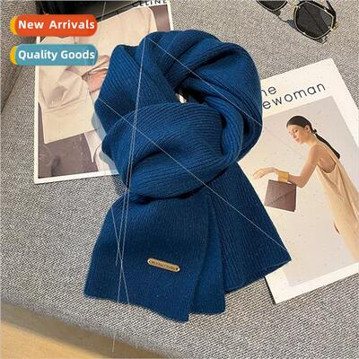 100% Australian pure wool knted cashmere scarf female couple