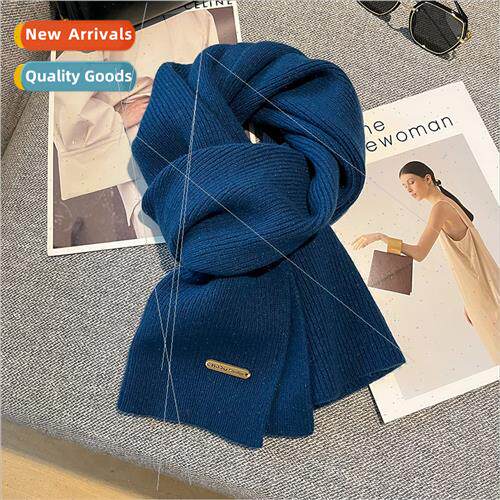 100% Australian pure wool knted cashmere scarf female couple