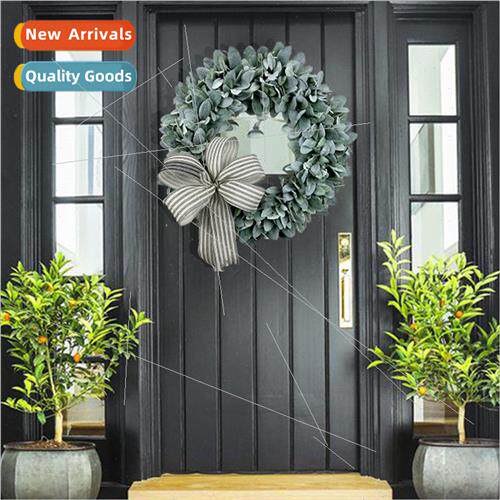 American mulation Flower Wreath Door Wreath Artificial Whe R
