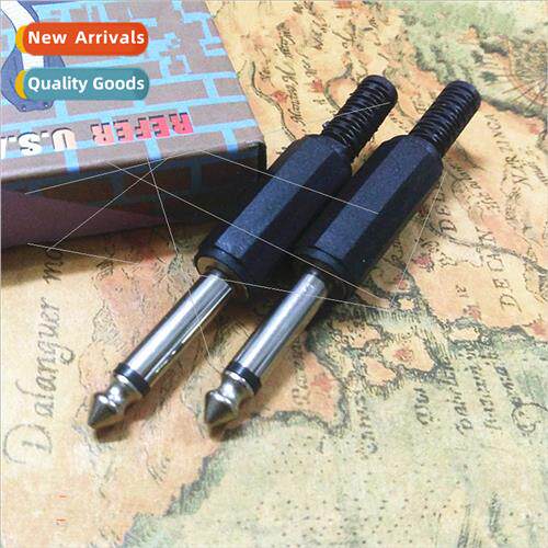 6.35 Mono Plug 6.5 Head Audio Plug Mic Plug Large 2-pole 6.3