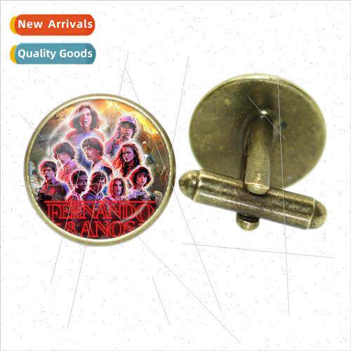 Jewellery Weird Tales 4 Time Gemstone French Cufflinks Coppe