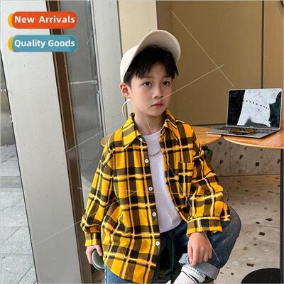 2023 Boys shirts in small children in spring fall fashion Ya