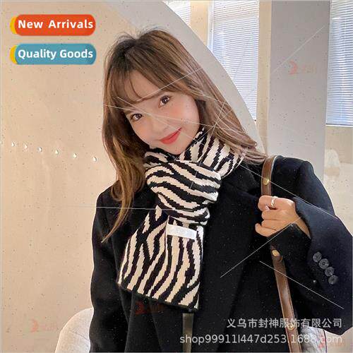 2021 Korea new leopard print scarf female winter Korean thic