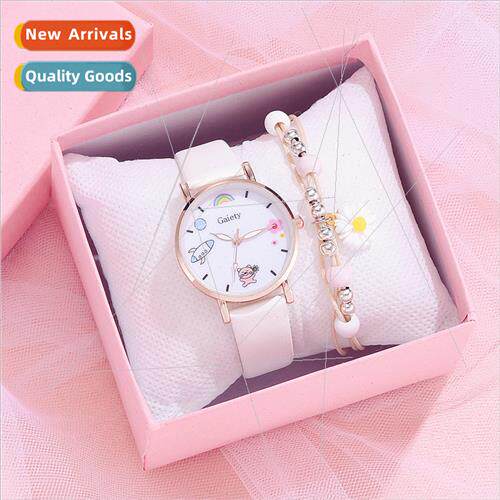 Korea  new women hundred wh nd watch set girls cute is wind