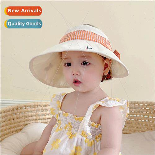 Spring summer  children sun hat pot hat small flowers cute g