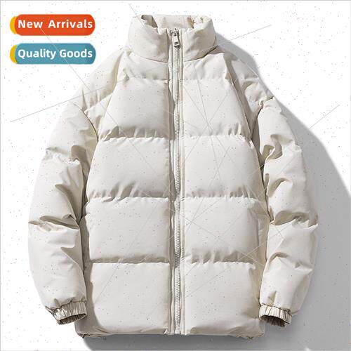 Down cotton jacket men new padded thickened warm cardigan br