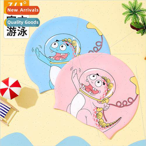 Childrens swimming cap men and girls comtable not strangling