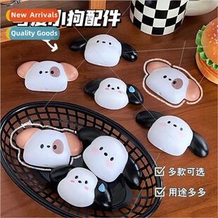 dimensional three sweating puppy accessorie Cute DIY cartoon