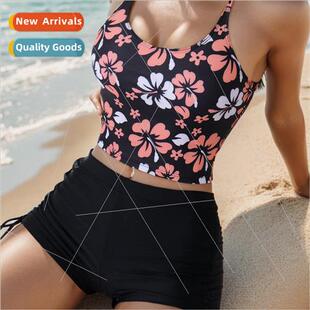 Printed High Bikini New Spl Sexy iEurope Backless 2023 Waist