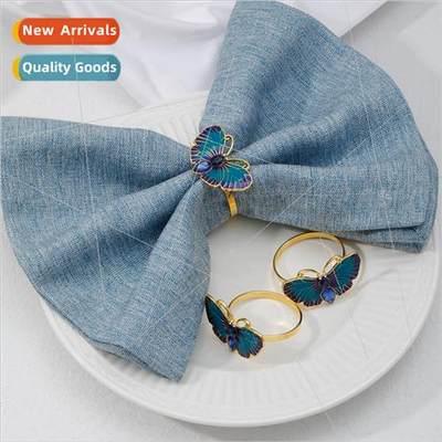 cute animal butterfly napkin ring western restaurant hotel t