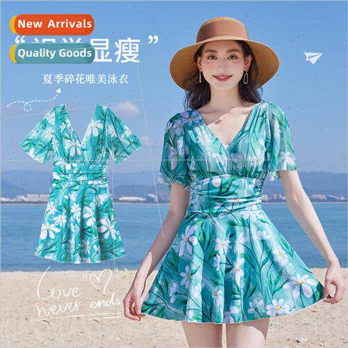 New womens swimsu personalized retro oil painting  printing