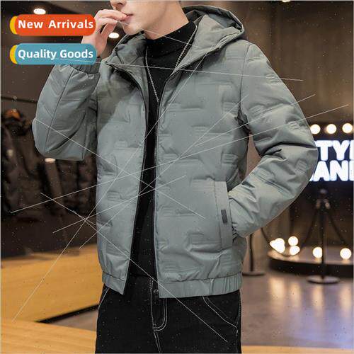 Winter 2022 new cotton jacket men hooded cotton jacket padde