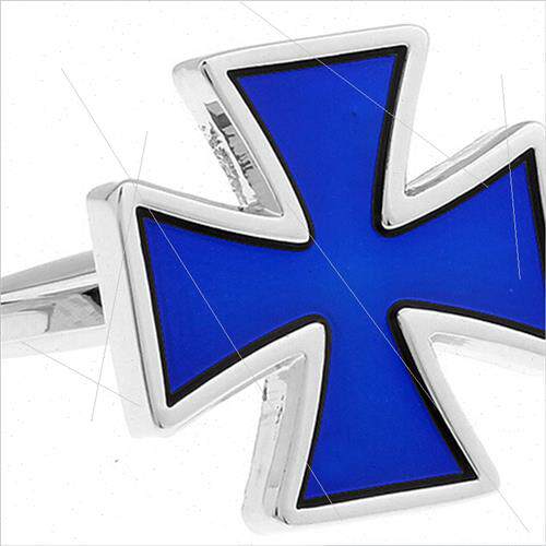 Blue cross cufflinks New fashion cufflinks can be ized wh va