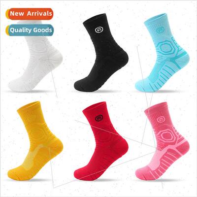 Junsheng professional compression basketball socks mens mid-