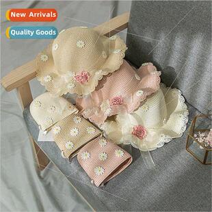 Summer Korea  sunscreen mesh small chrysanthemum girls fairy